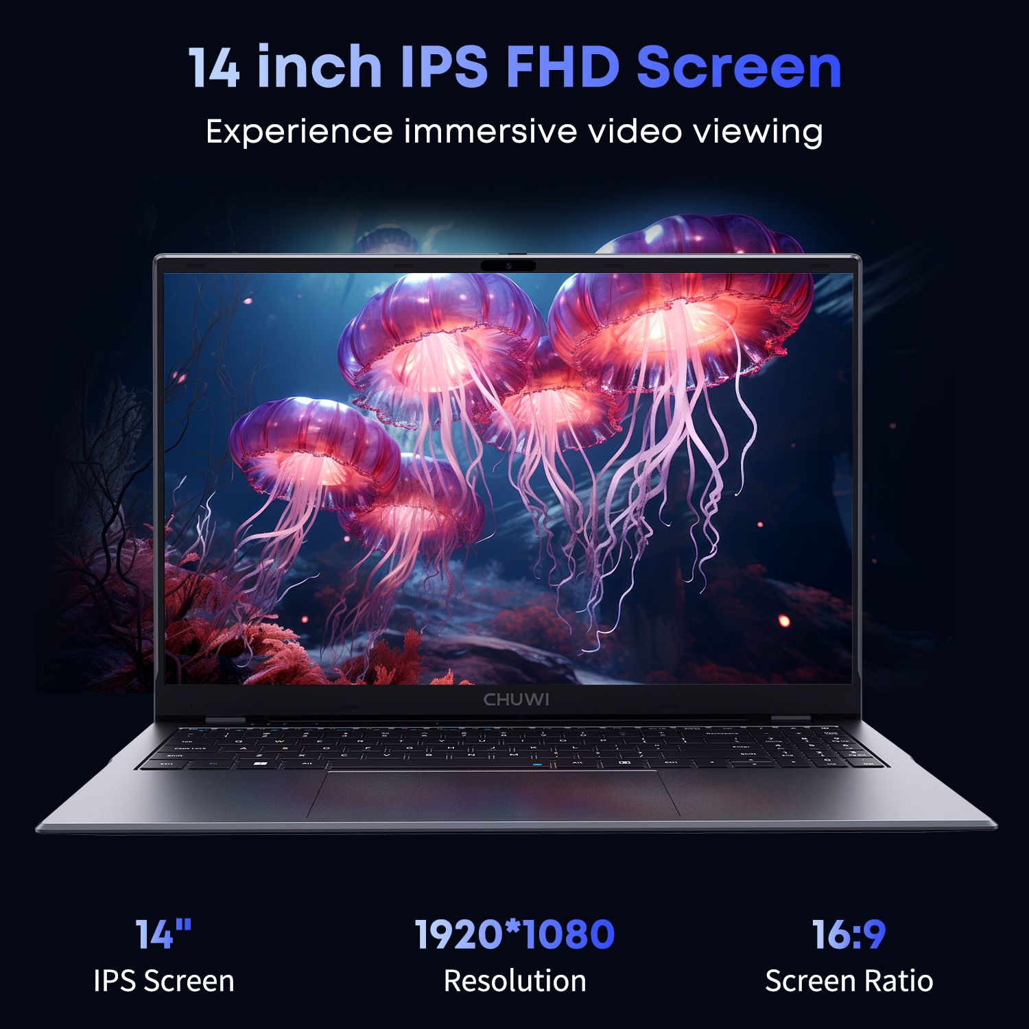 Brand new Chuwi Gemibook XPro N100 ultrabook: (Fast kama i5-8th Gen), 8GB+256GB SSD, 14" Full HD Ultrabook with Long Battery Life & Free Official Win 11 system WiFi6 Bluetooth 5.2