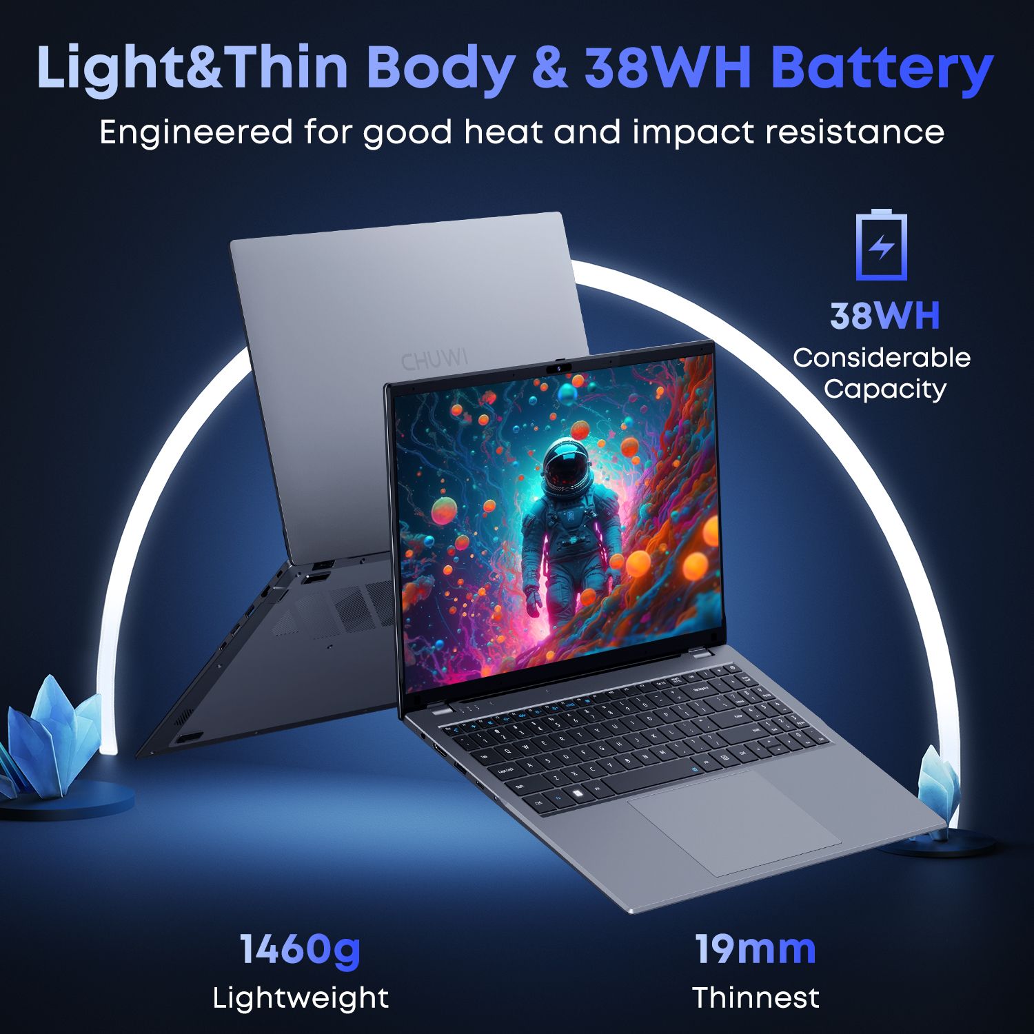 Brand new Chuwi Gemibook XPro N100 ultrabook: (Fast kama i5-8th Gen), 8GB+256GB SSD, 14" Full HD Ultrabook with Long Battery Life & Free Official Win 11 system WiFi6 Bluetooth 5.2