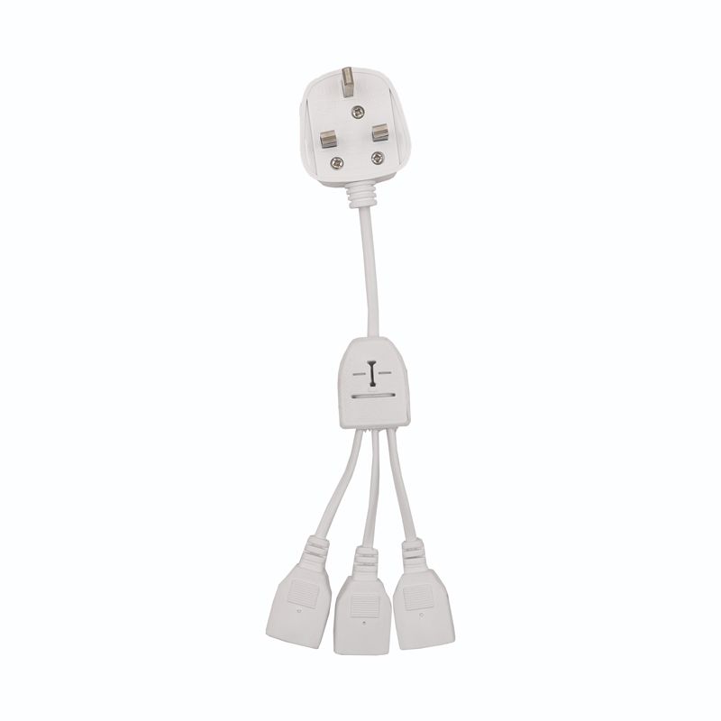 Hithium 10 meters 3 extention solar bulb socket  Screw Socket LED Halogen Light Bulb Lamp Holder Converter Adapter