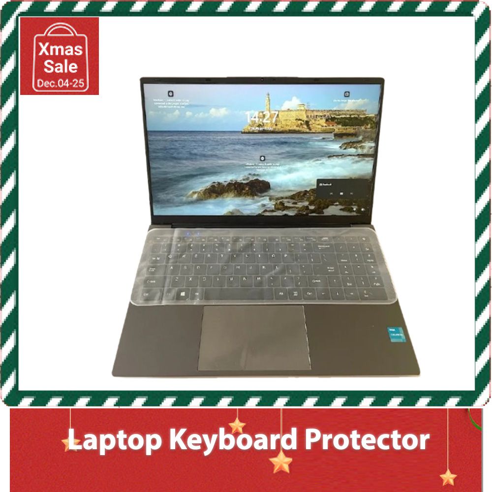 High Quality Laptop Keyboard Protector / Silicone Cover / High Quality ( For any 14-15 inch Laptop )