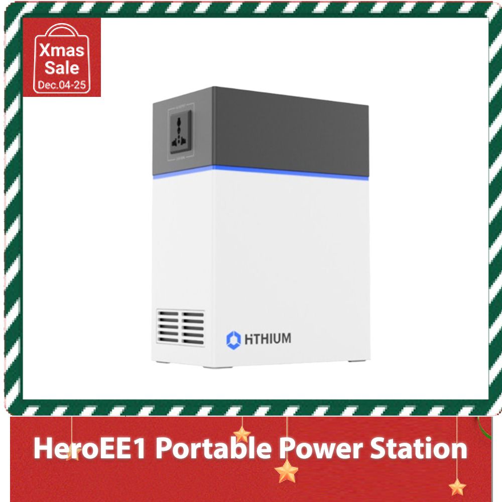 HeroEE1 Portable mega Powerbank  Station solar power Lithium 3 In 1 Inverter+Battery+Solar Controller Output 200W Rated Power 1004Wh Hithium super power bank UPS Plug & Play 2 Year Warranty