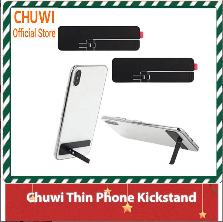 Chuwi  Ultra-Thin Invisible Phone Kickstand, Adjustable Vertical and Horizontal Placement Phone Stand Kickstand Phone case Metal Kick Stand Compatible with Any Cellphone