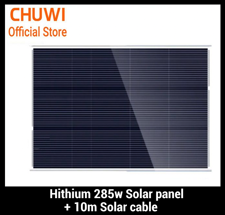 Hithium  285  WATTS 1 pcs SOLAR PANEL ALL WEATHER super durable and reliable for best using off grid no KPLC
