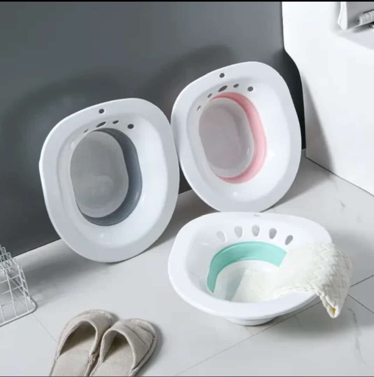 NEW Foldable Sitz Bath for Pregnant Women, Postpartum Care, Hemorrhoids Recovery and Vaginal/Anal Inflammation Treatment