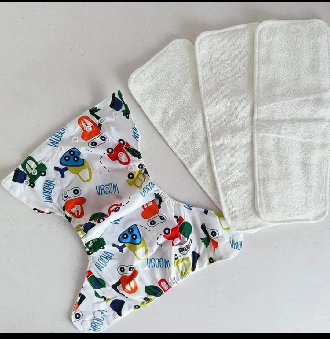 Fashion Unisex Washable Cloth Diaper with Insert is an eco-friendly and stylish solution for your baby's diapering needs. Made from high-quality, breathable materials,