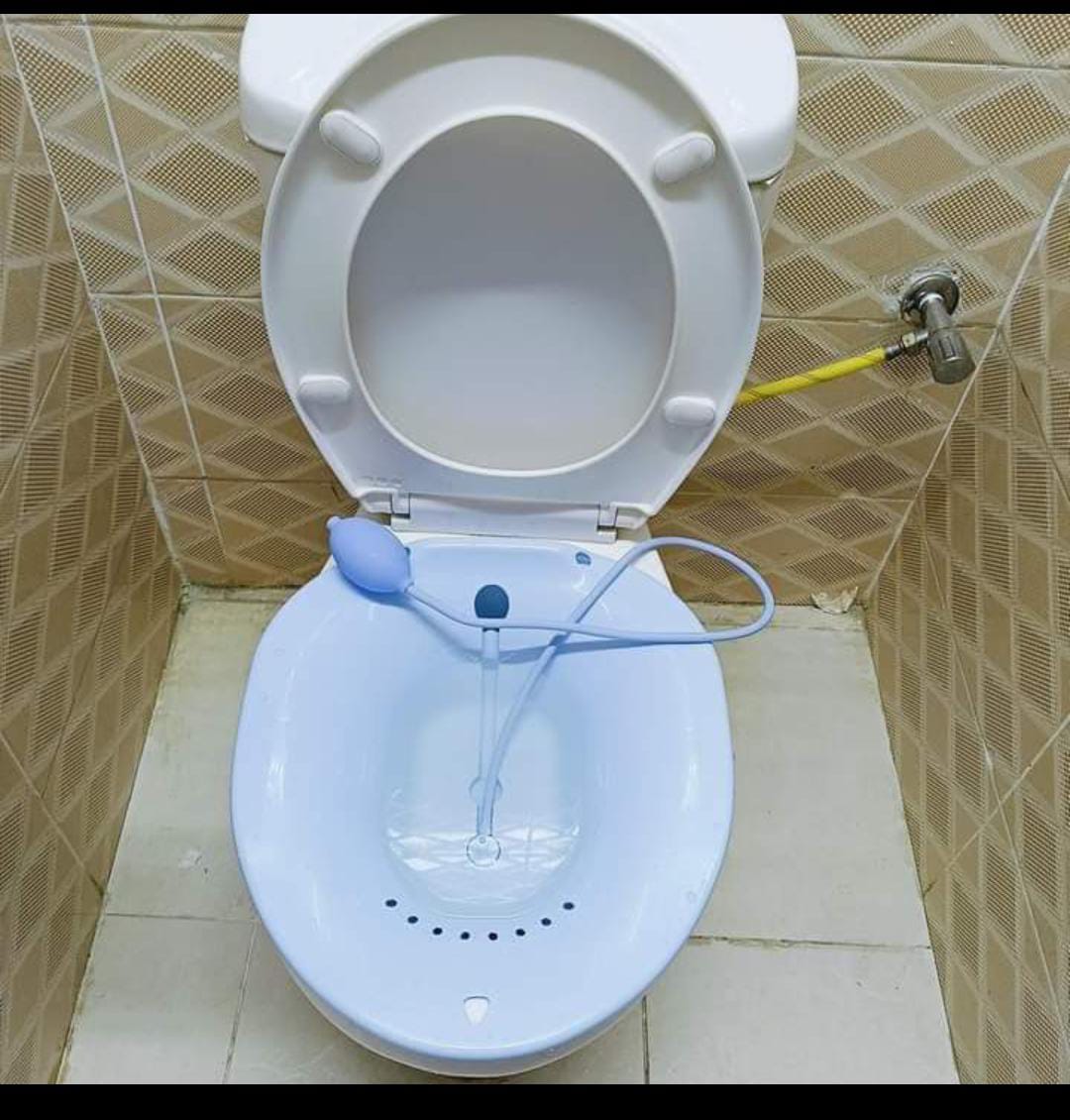 Sitz Bath For Toilet Seat With Flusher Sitz bath basin Therapeutic Sitz Bath Ideal for Postpartum & Hemorrhoid Relief,healing Soothing Relief for Post-Surgery & Inflammation