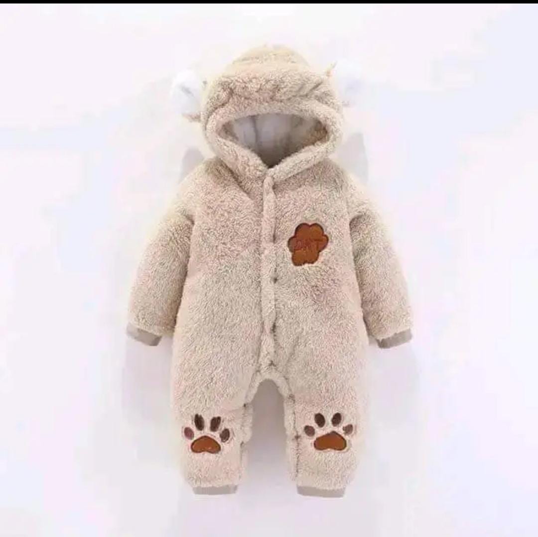 Fashion Warm Fluffy Romper Warm baby Romper Modern design Warm