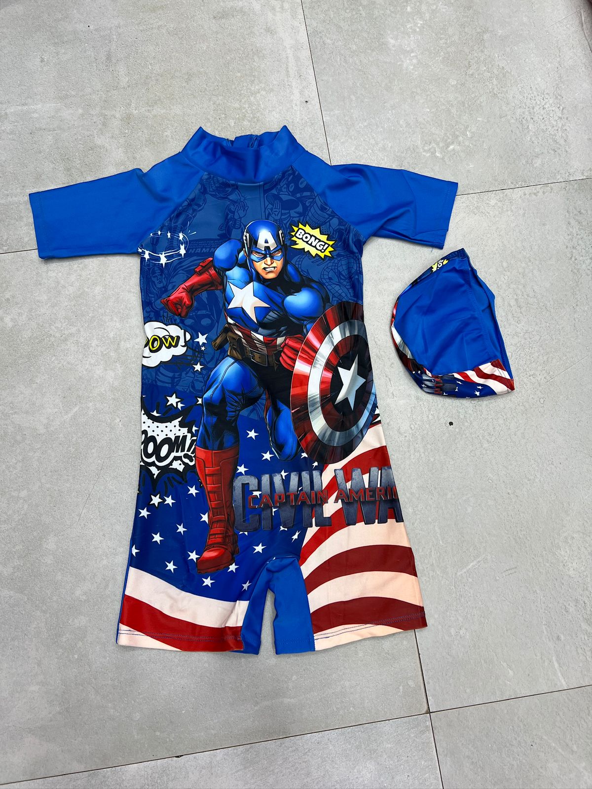 CARTOONS KIDS SWIMMING COSTUME, VERY COMFORTABLE AND COLOURFULL, VERY DESCENT FOR BOYS AND GIRLS.