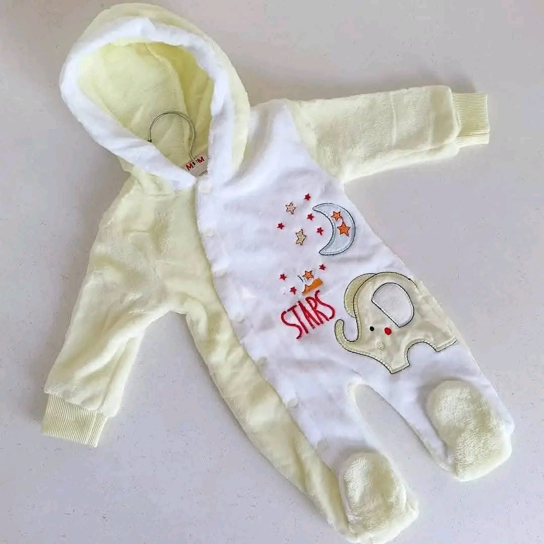 Warm 0-9 MONTH Fleece Baby Rompers- Varies In Patterns