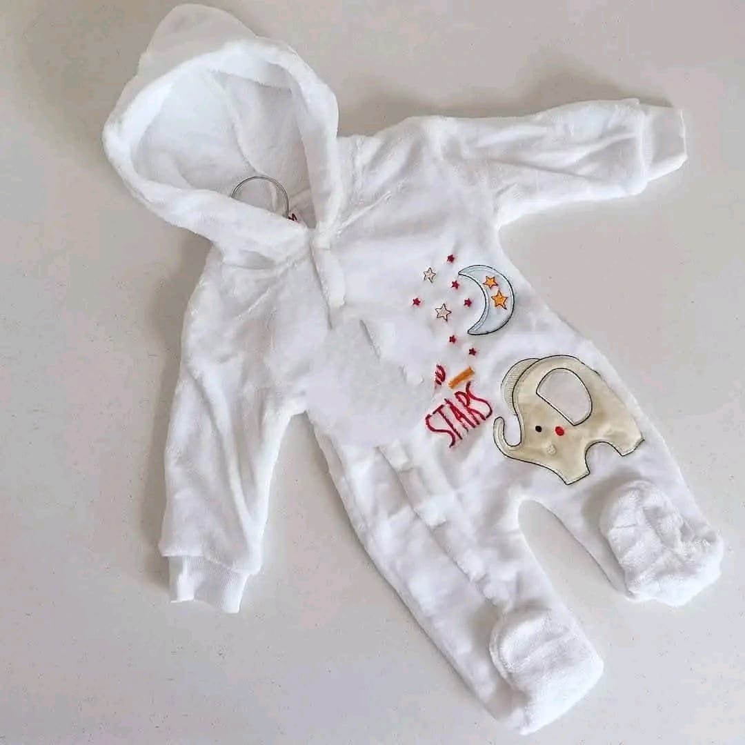 Warm 0-9 MONTH Fleece Baby Rompers- Varies In Patterns