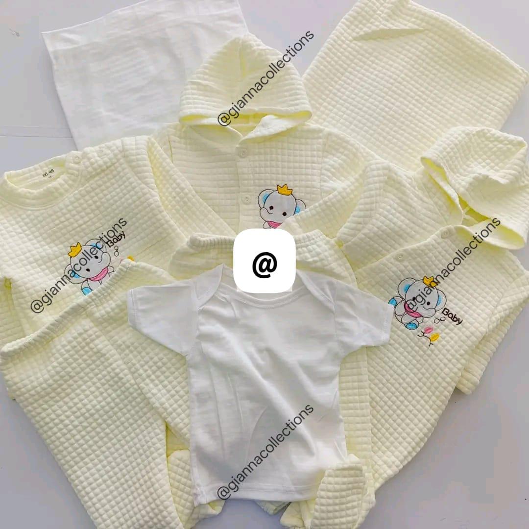 8pc Quality newborn receiving set.