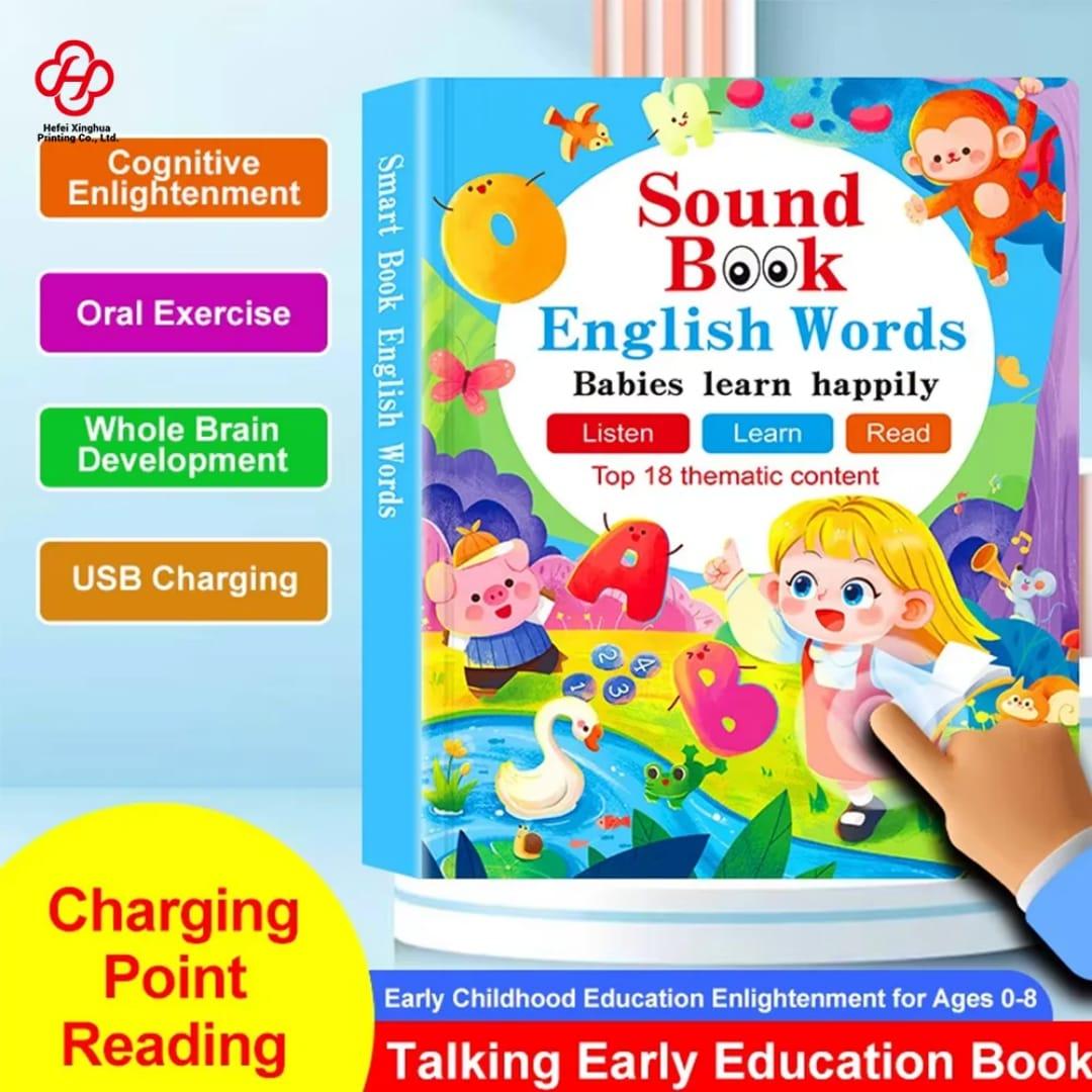 SOUND BOOK! Rechargeable Kids Learning Sound Book learning SoundsShare this product
English Learning Sound Book for Babies and Toddlers /Toddler Sound Book / Learning Interactive Book / Electronic