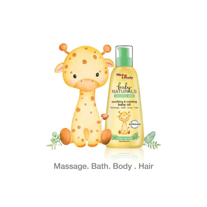 【Clearance Sale】Nice & Lovely Soothing & Calming Baby Oil - 100ml