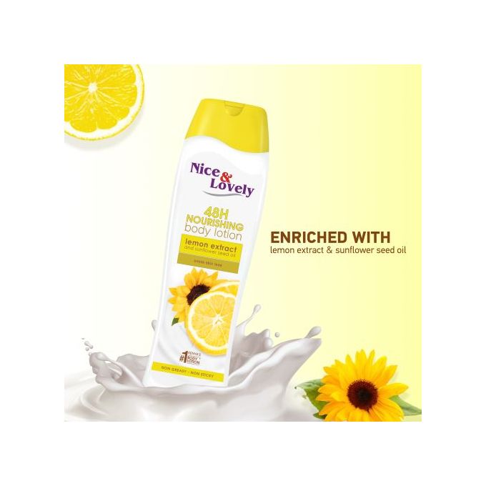 【Clearance Sale】Nice & Lovely Lemon Extract Body Lotion 360ml