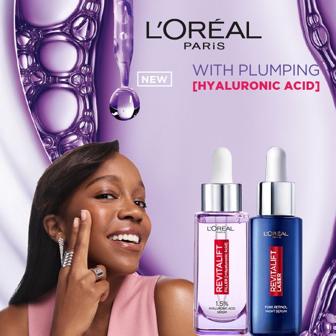 【New Year Sale】L'Oreal Paris Revitalift Filler Day & Night Anti-Wrinkle Serum Kit