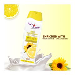 Nice & Lovely Moisturizing Lemon 600ml Lotion