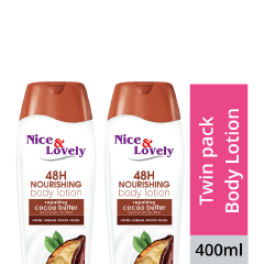 【Pack of 2】Nice & Lovely Cocoa Butter 400ml lotion
