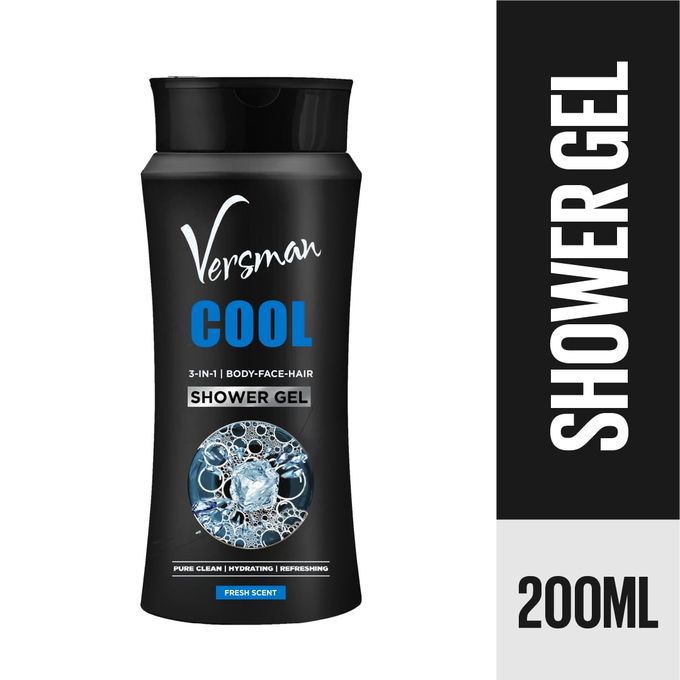 Versman Cool 3-in-1 Body Face & Hair Shower Gel