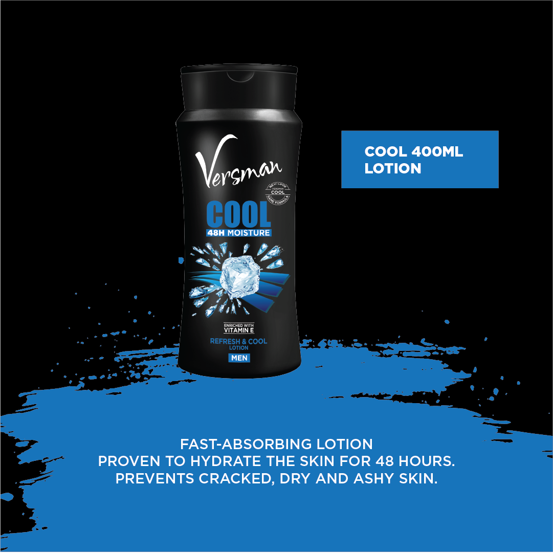 Versman Bro Kit: Cool 400ml Lotion + Shower Gel + Roll On Deo (Pack of 3)