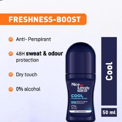 Nice & Lovely Men Cool Roll On 50Ml