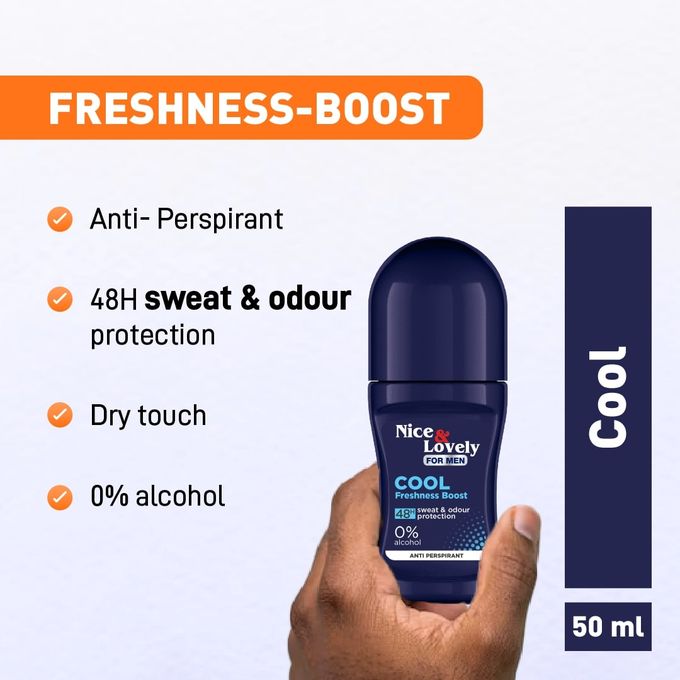 Nice & Lovely Men Cool Roll On 50Ml