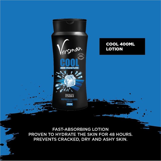 VERSMAN Swagger Sack: Cool 400ml Lotion + Shower Gel + Perfume (Pack of 3)