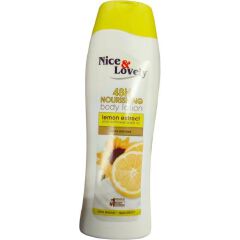 Nice & Lovely Moisturizing Lemon 600ml Lotion