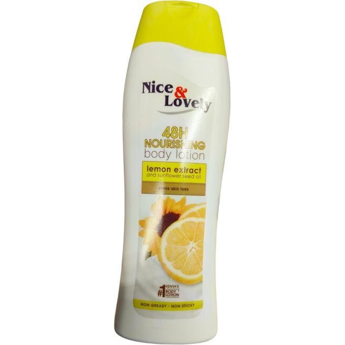 Nice & Lovely Moisturizing Lemon 600ml Lotion