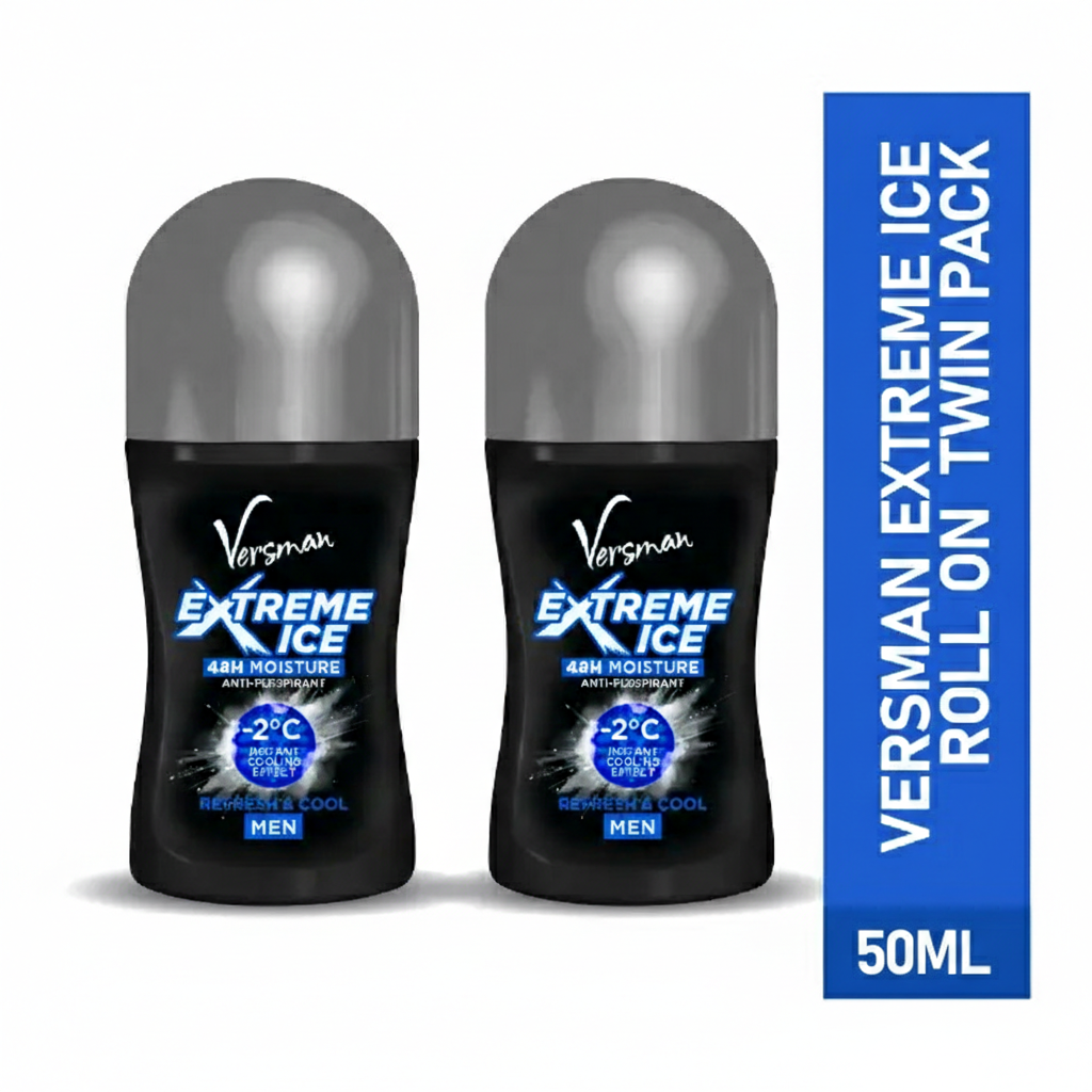 Versman Twin Pack Extreme Ice Roll On (Pack of 2)