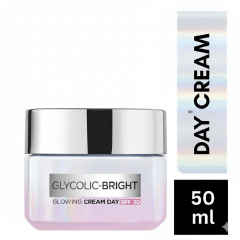 【Discounted】L'Oreal Paris Glycolic Bright Glowing Cream Day sunscreen SPF25 50ml