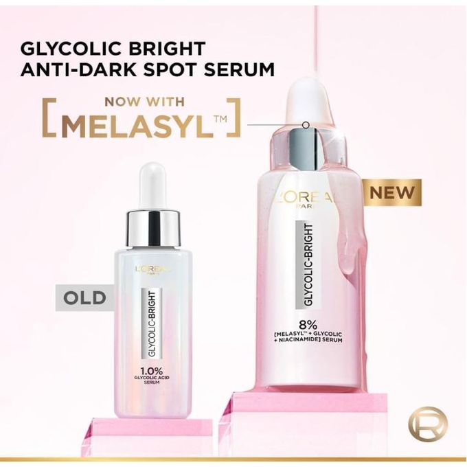 L'Oreal Glycolic Bright -Serum + Day Cream Routine Kit