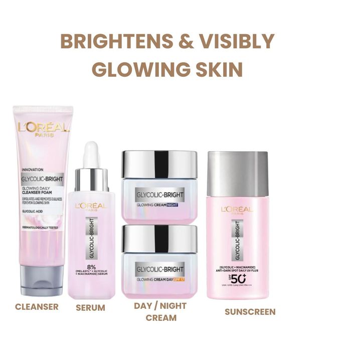 L'Oréal Glycolic Bright Anti-Dark Spot Daily UV Fluid SPF 50+ 50ml