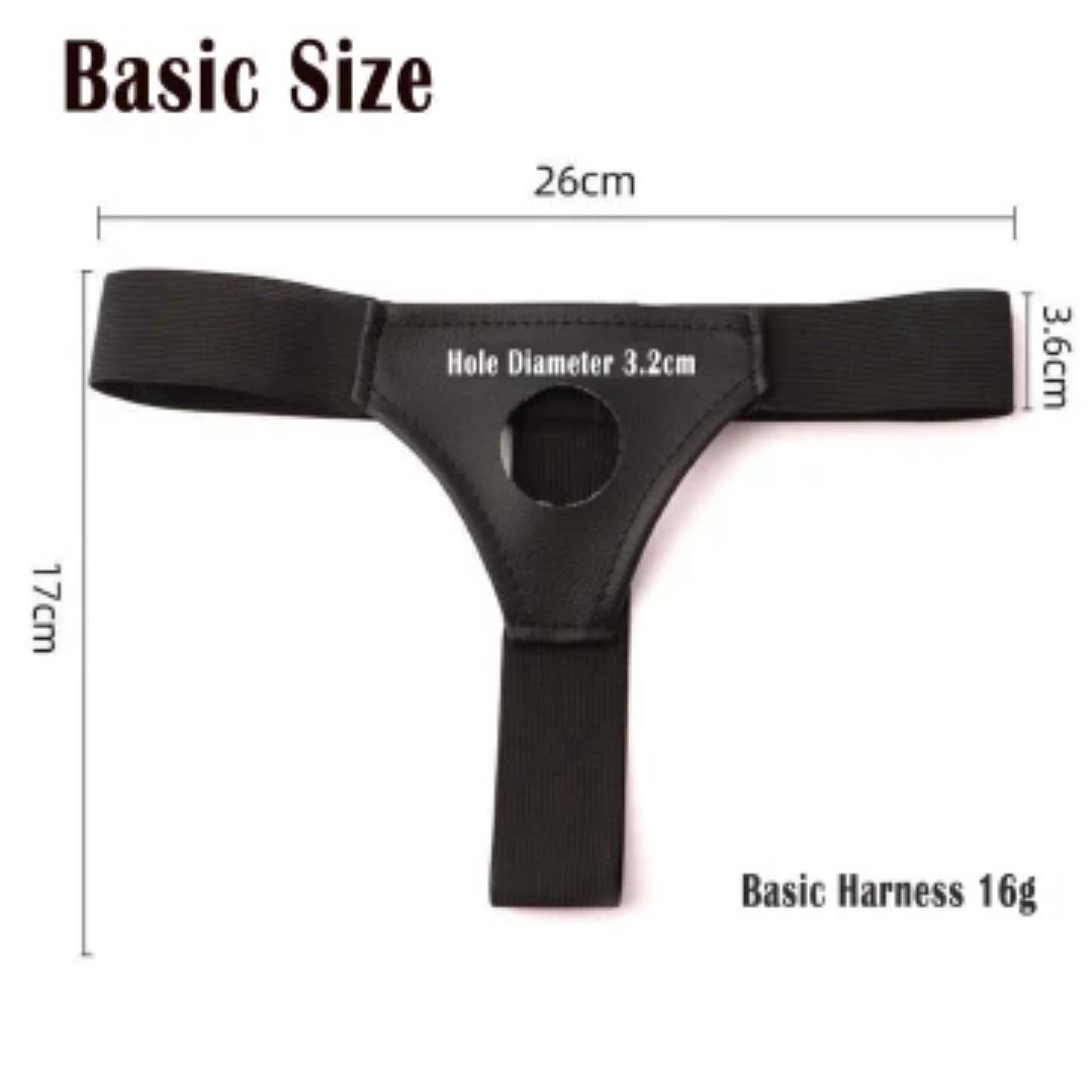 2 Sizes Strap on Realistic Hollow Dildo Large Basic Options Adjustable Chastity Belt Harness BDSM Bondage Sleeve Vagina Anal Plug Adult Play Sex Fetish Toys for Lesbian Couple Women Men - image 15