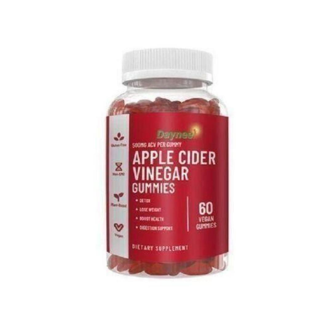 Daynee Apple Cider Vinegar Gummies For Detox, Weight Loss, Cholesterol & Energy