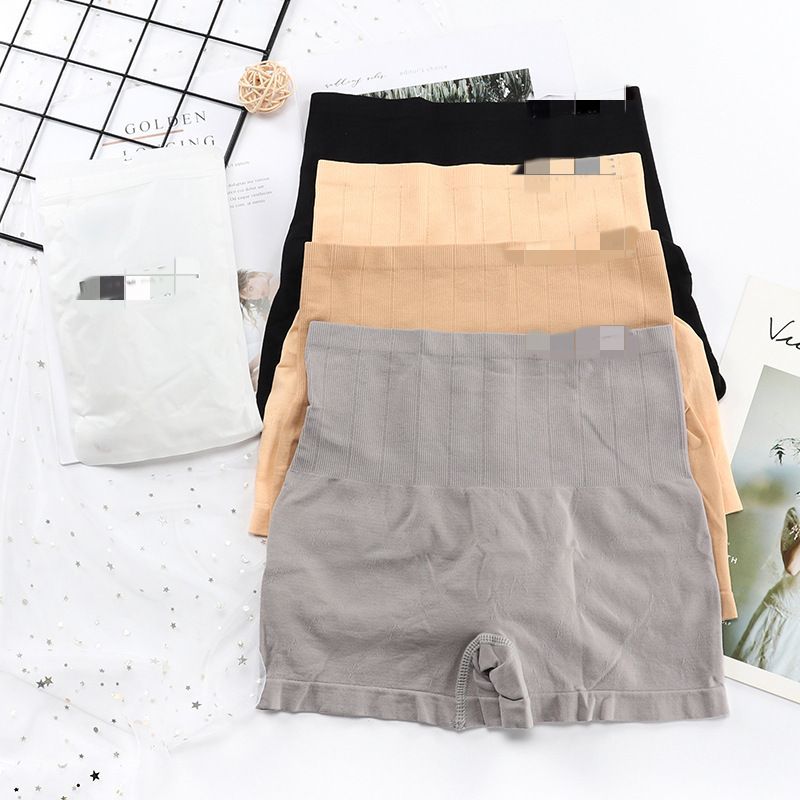 Japanese new high waisted pants, flat angle pants, women's shapewear pants, comfortable compression and leggings, four corner underwear, women's underwear black one size fits all