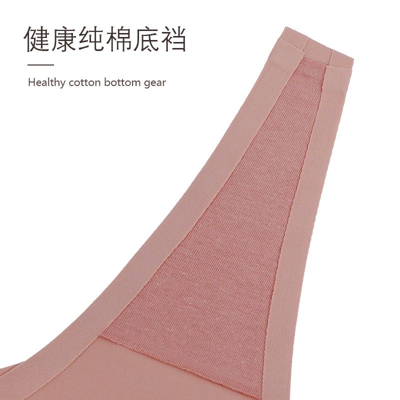 2 PCS Wholesale of hot selling low waist silver ribbon thongs in Europe and America, sports and fitness sexy women's seamless underwear, foreign trade wholesale white S