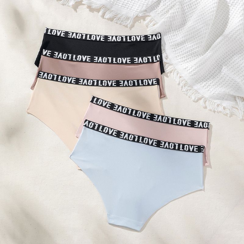 European and American style seamless thin peach hip women's underwear sexy lifting buttocks breathable pure cotton crotch sports and fitness triangle pants black S
