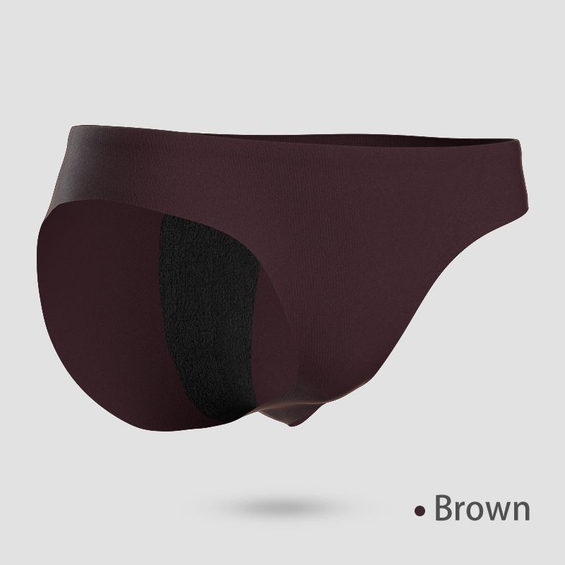 Cross border plus size women's underwear, physiological underwear, adhesive underwear, women's menstrual flow, postpartum recovery, triangular underwear, women black 2XL
