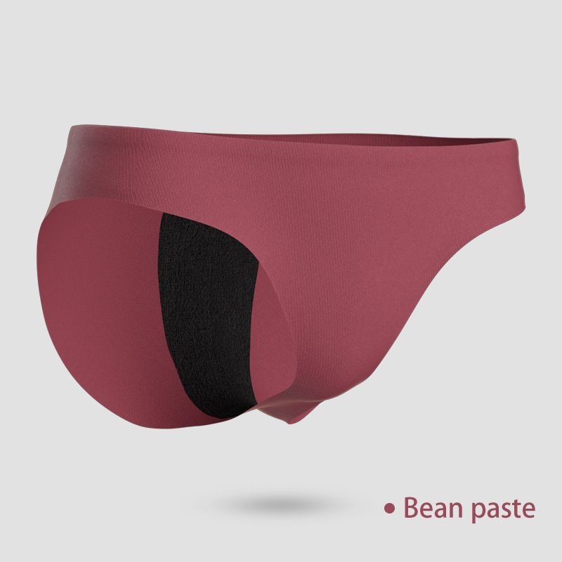 Cross border plus size women's underwear, physiological underwear, adhesive underwear, women's menstrual flow, postpartum recovery, triangular underwear, women black 2XL