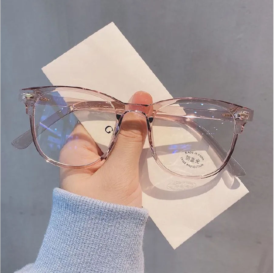 Anti Blue Light Glasses Women Vintage Computer Men Eyeglasses Plain Frame Gaming Spectacles Bluelight Glasses Eyewear Tea as picture