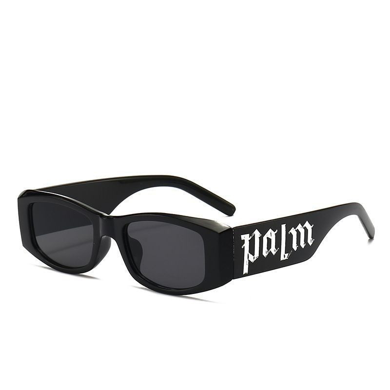 Ins Barbie Pink Letter Glasses y2k Hot Girl Internet Celebrity Sunscreen Sunglasses 2025 New Dopamine Glasses Sunglasses Rose red gray flakes AS PICTURE