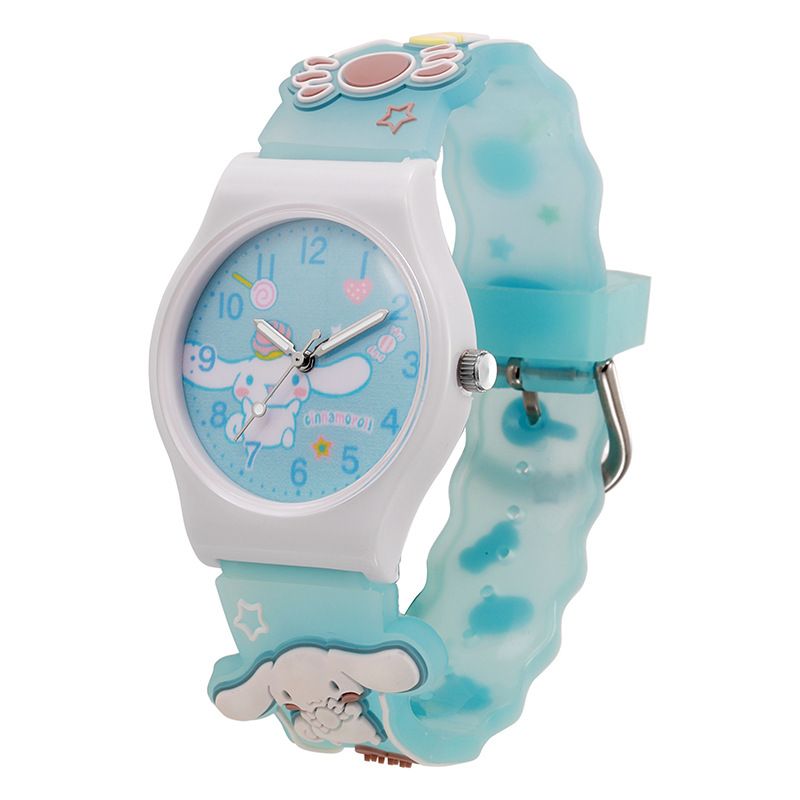 Cartoon Children's Watch Dropping Gel Sanrio Watch Primary School Quartz Watch Wholesale Cross border E-commerce Watch Decoration Style_1 AS PICTURE