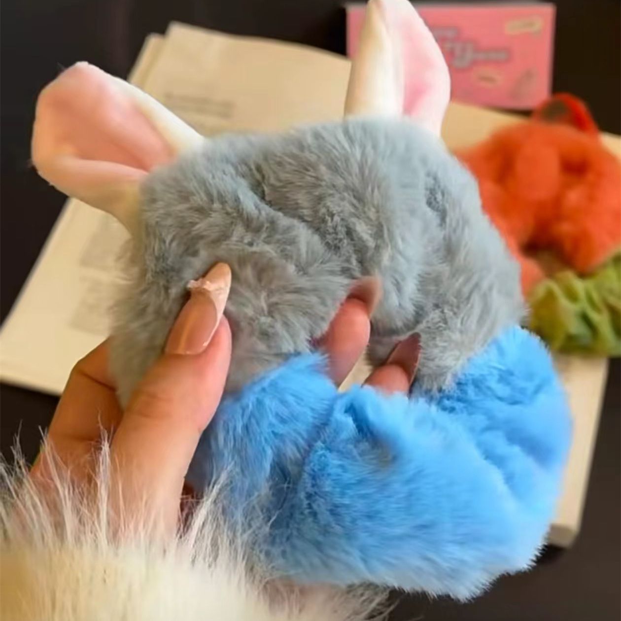 Crazy Zootopia Hair Circle Cute Hairy Untamed Girl Autumn/Winter Exquisite Hair Decoration Creative Wrist Accessories Style_1 AS PICTURE