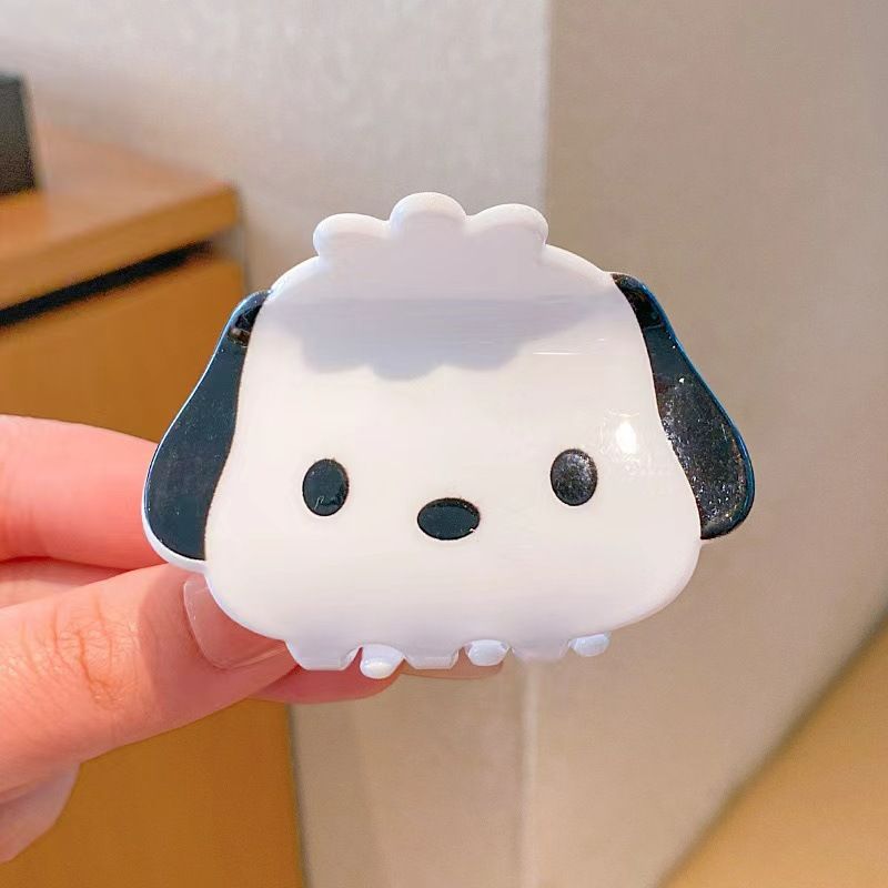 New Sanrio Catnip Kuromi Katie Cat Yugui Dog Cartoon Cute Little Shark Catnip Hair Pulling Back of Head Claw Kuromi Purple AS PICTURE