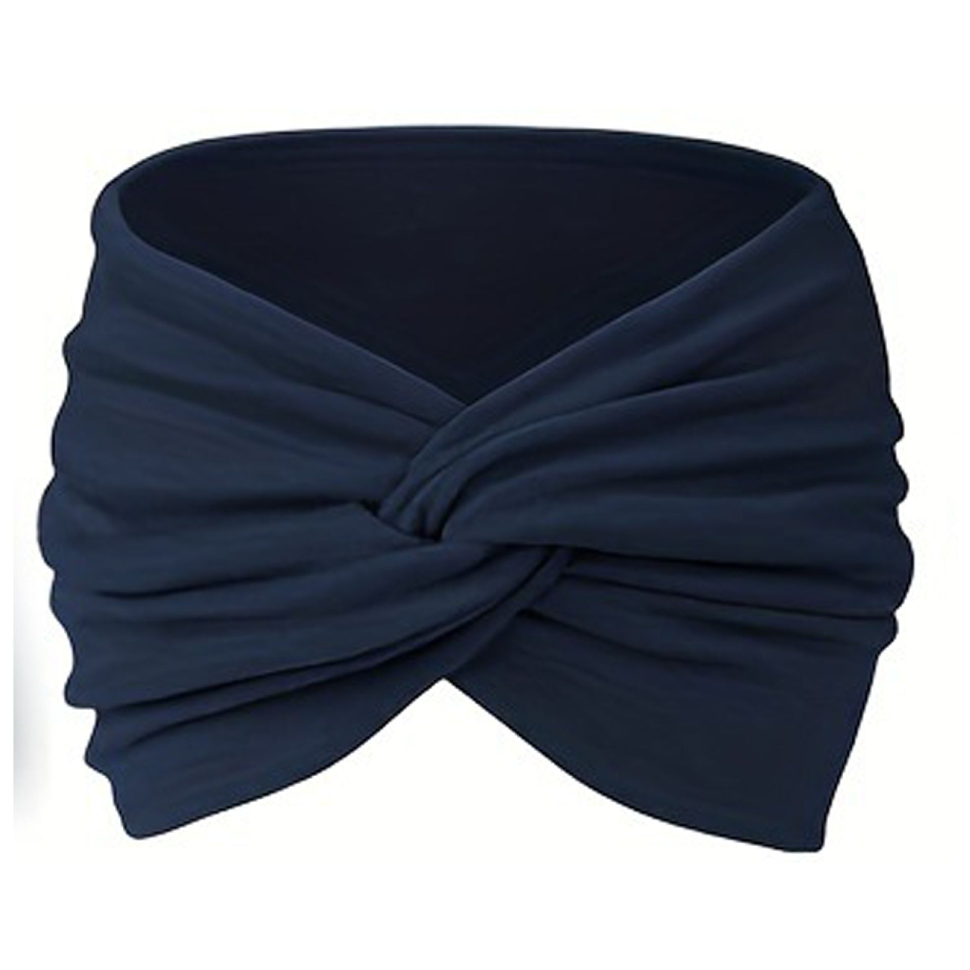 Bohemian European and American Sports Hair Band Women's Wide Yoga Elastic Hair Band Running Hair Band Sports Hair Accessories Headwear PINK Picture