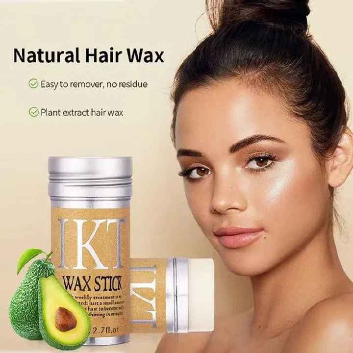 Hair Wax Stick For Wig & Natural Hair Hairspray Fixed Fluffy Hairstyling Wax Hold Wax Stick For Wig Broken Hair Artifact Hair Wax Stick Gel Cream