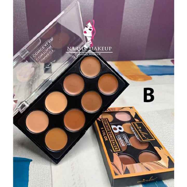 Micolor/Classic 8 Color Correct Concealer makeup Contour Cream Palette
