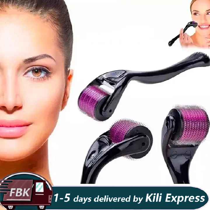 Derma Roller Micro Needles Facial Titanium Skin Care Tools Massage Hair Loss Beauty Blackhead Remove