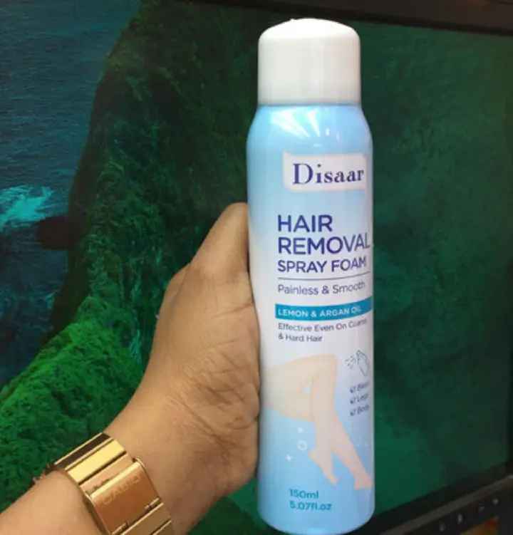 Disaar Permanent Hair Removal Spray Smooth & Painless Remove Hair Spray Foam For Men And Women Spray Removal Spray Face Arm Armpit Chest Back and Legs Skincare Hair Removal Cream