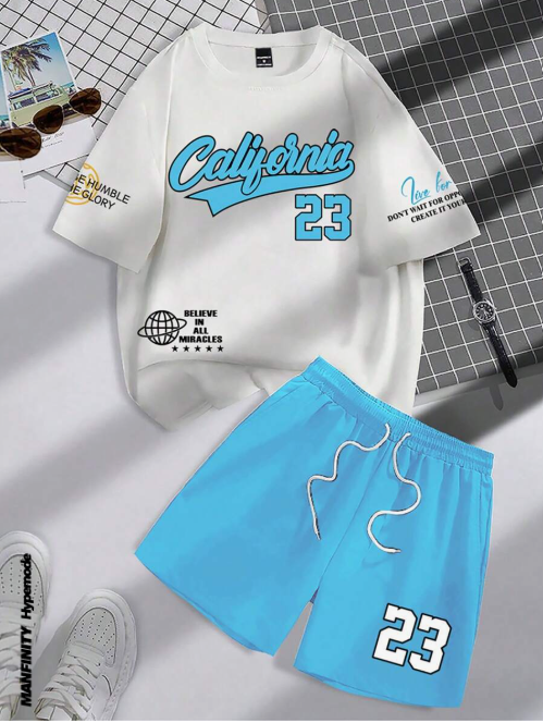 Clothing Boys Sports Suit Boys Football Jersey Tracksuit Child Soccer Sports 2Pcs Suits For Boys